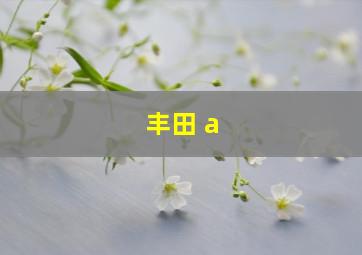 丰田 a